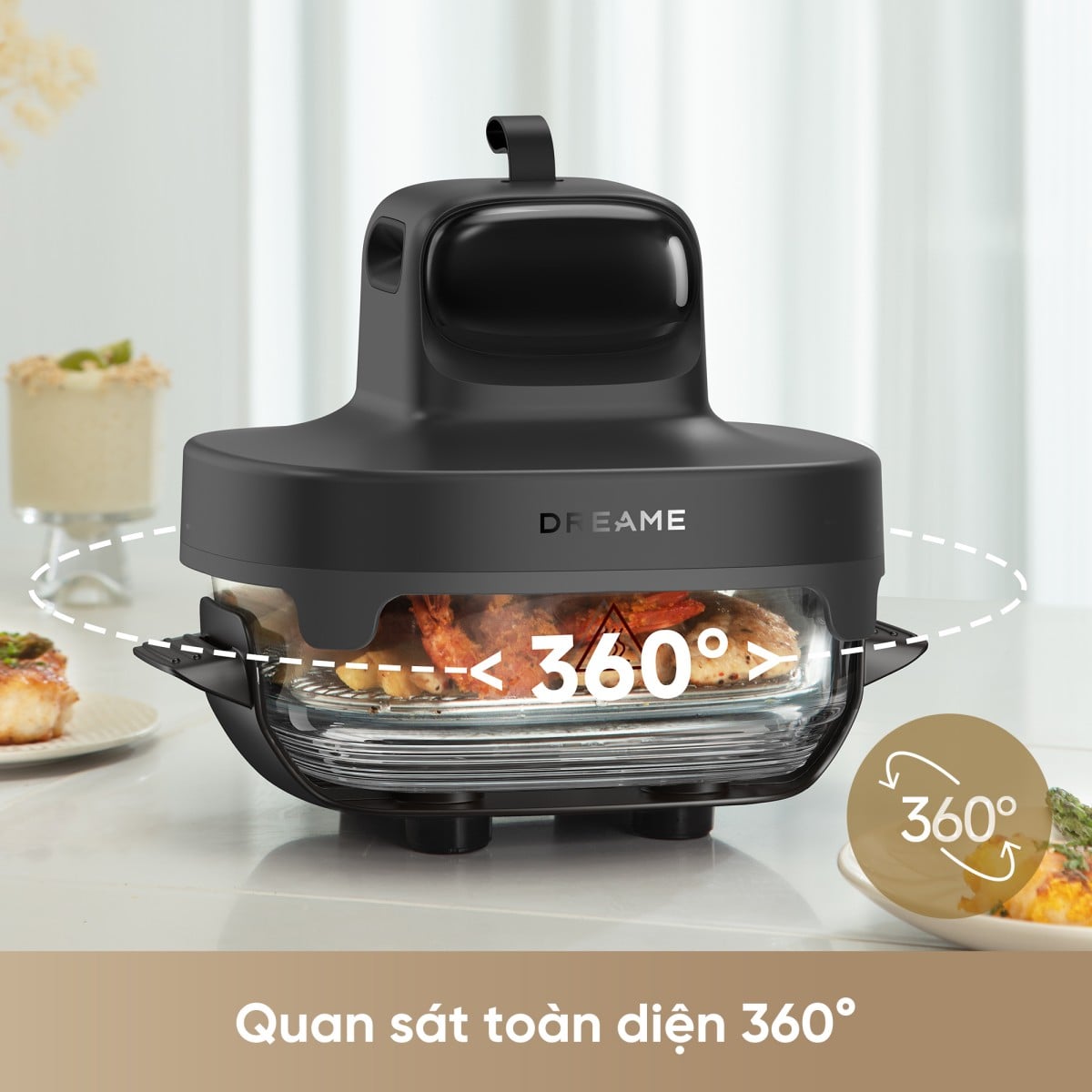 Nồi chiên không dầu Dreame PT60 – ảnh 7