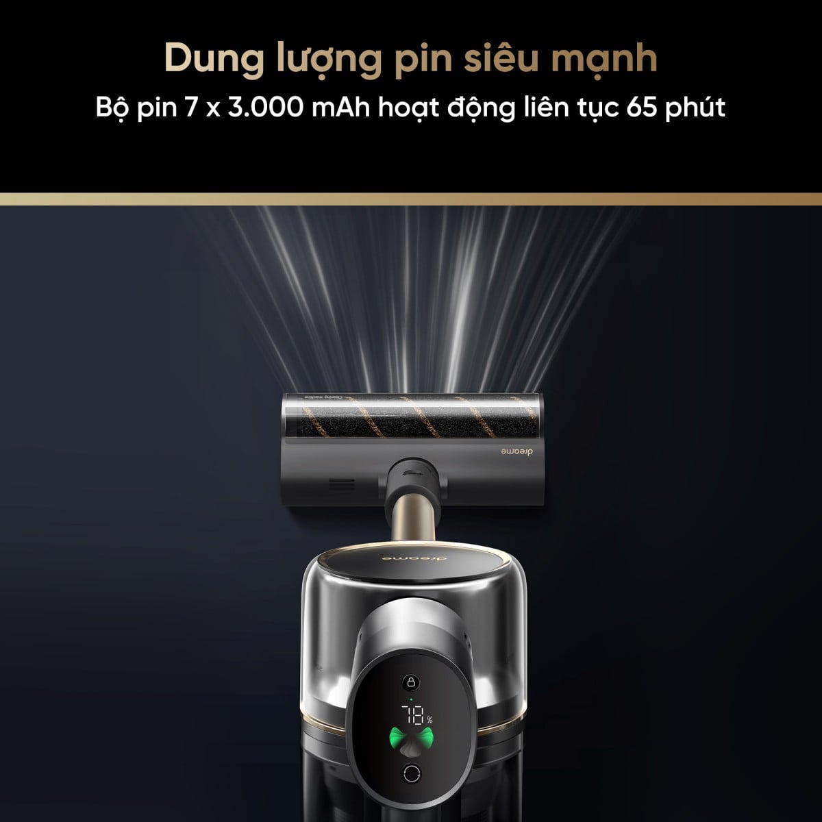 Máy hút bụi cầm tay không dây Dreame V12s – ảnh 4