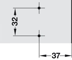 C-pl.M510 A Zi.scr. 0mm Hafele 329.84.020 ảnh 3