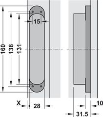 Bản lề âm TE340 3D, SSS Hafele 924.17.104 ảnh 3