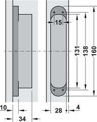 Bản lề âm TE340 3D, SSS Hafele 924.17.104 ảnh 4