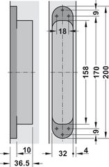 Bản lề âm TE540 3D, SSS Hafele 924.17.225 ảnh 6