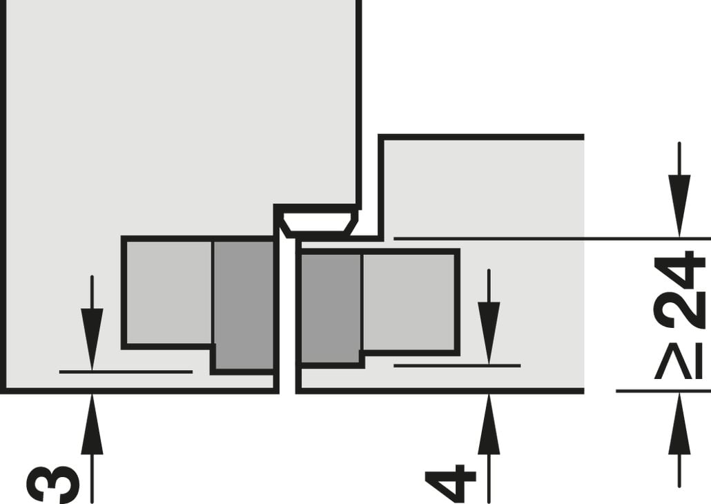 Architectural hinge alu.stainl.st.design Hafele 924.18.904 – ảnh 6