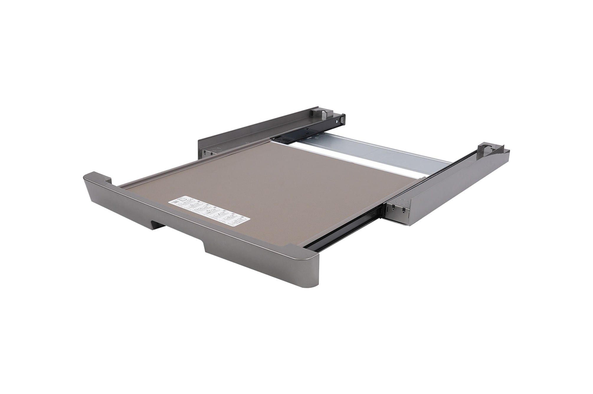 Bộ công cụ xếp chồng máy giặt máy sấy (Kệ kéo ra, màu ghi xám) AGF80301001