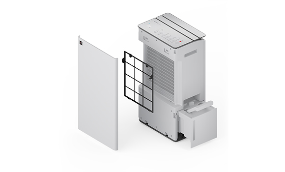 Máy hút ẩm lọc không khí Sharp DW-T30HV-W – ảnh 3