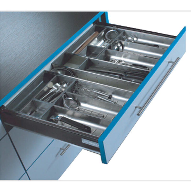 Khay chia thìa dĩa inox 304 Eurogold E0645A - 45cm