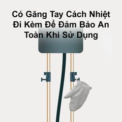 Bàn ủi cây công suất cao đến 2400 W* cùng móc treo mở rộng giúp ủi phẳng linh hoạt nhanh chóng Panasonic NI-GWG090GRA ảnh 8
