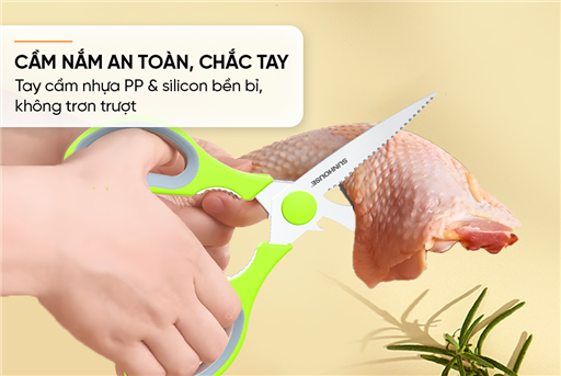 Kéo cắt gà 210 thép không gỉ Sunhouse KS-SC210 – ảnh 5
