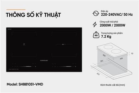 Bảng điều khiển Sunhouse SHB81051-VMD – ảnh 5