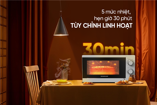 Lò vi sóng 20L Sunhouse SHD4819 – ảnh 5