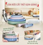  Bộ 3 nồi chảo cán rời Tefal Ingenio Serenity L8274S04/L8304S04/L8284S04, quánh 20cm/ xào 26cm/ chiên 28cm 