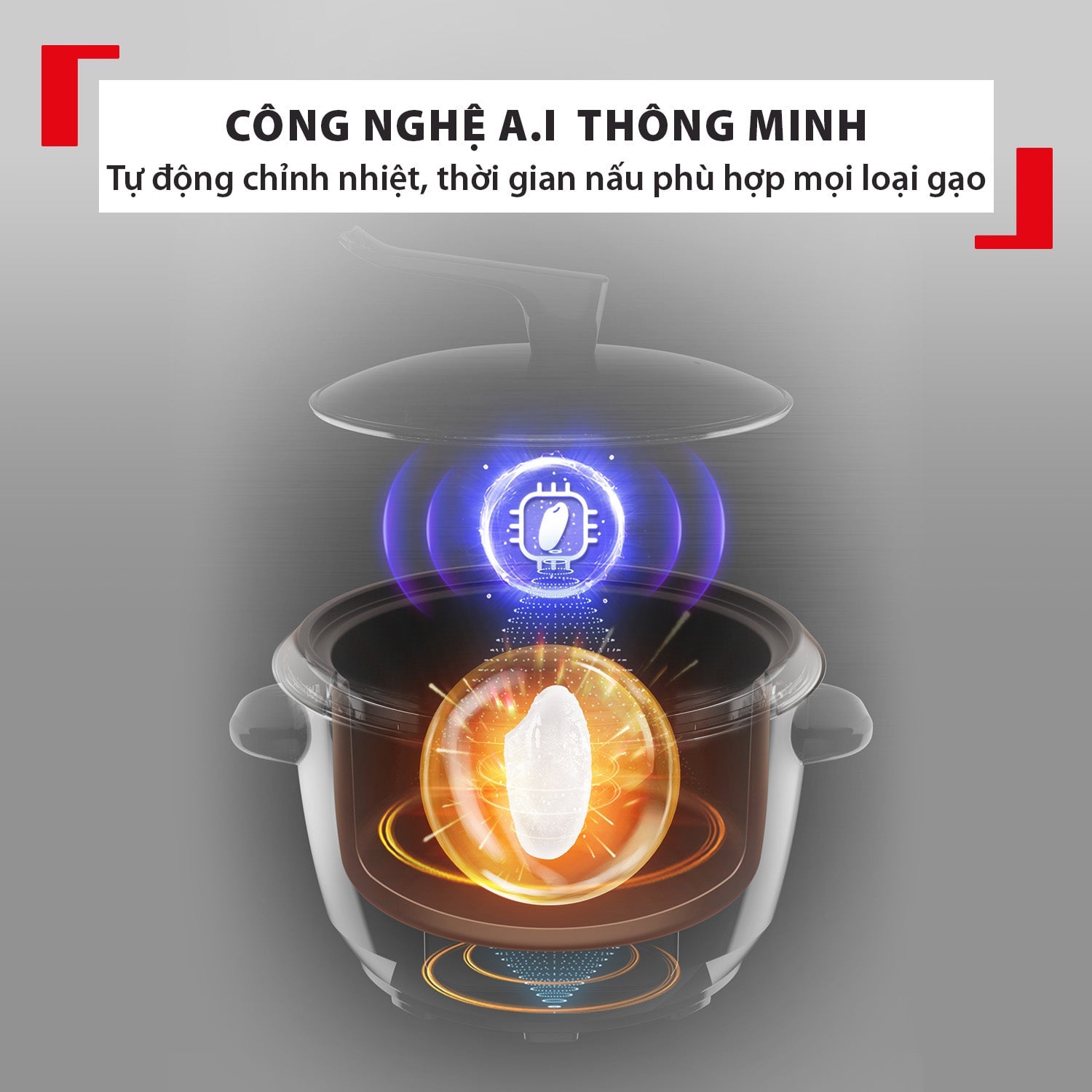 Nồi cơm điện tử Tefal Easy Pot Plus RK1088Y0 - 1.8L – ảnh 3