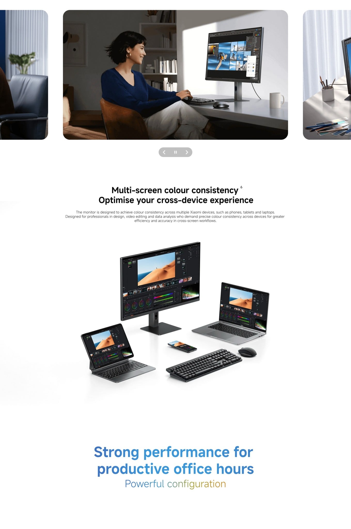 Màn hình máy tính Xiaomi 2K Monitor A27Qi 2026 ELA6568EU – ảnh 5