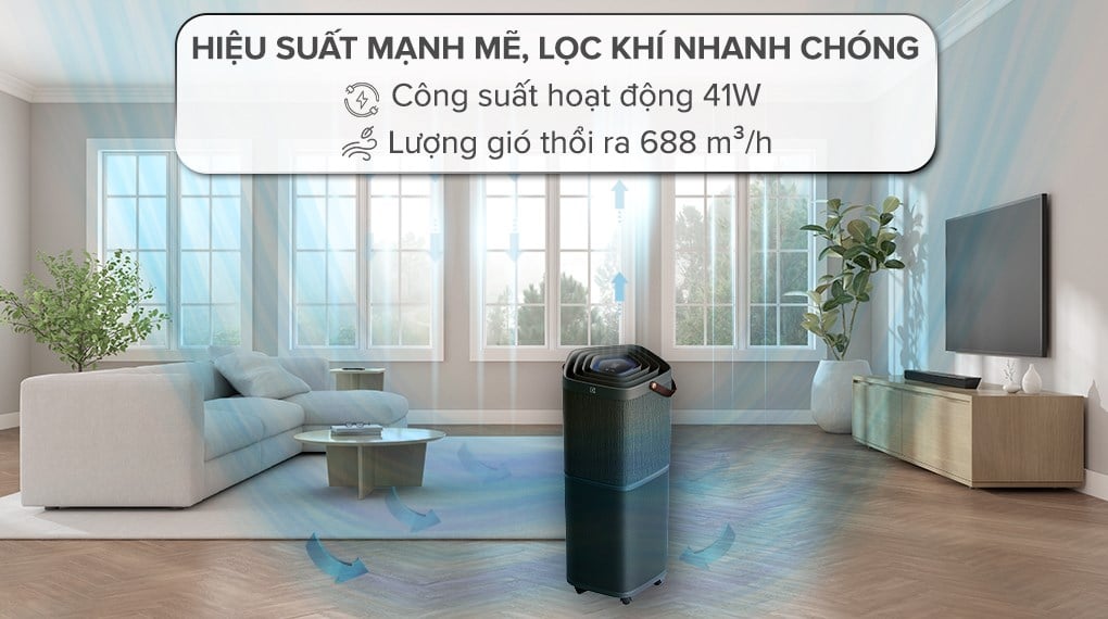 Máy lọc không khí Electrolux PA91-606DG 41W – ảnh 6