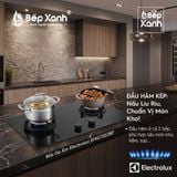  Bếp Ga Âm Đôi Electrolux 80cm Chính Hãng - EHG7202BF - Đánh Lửa IC - Thiết kế đẹp, hiện đại, nấu nhanh 