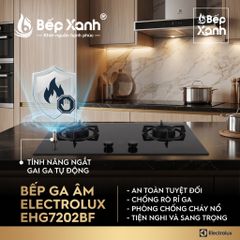 Bếp Ga Âm Đôi Electrolux 80cm Chính Hãng - EHG7202BF - Đánh Lửa IC - Thiết kế đẹp, hiện đại, nấu nhanh ảnh 8