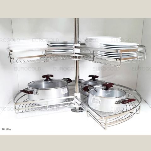 Mâm xoay 270 độ Eurogold EPL270A - Inox SUS304, 80cm