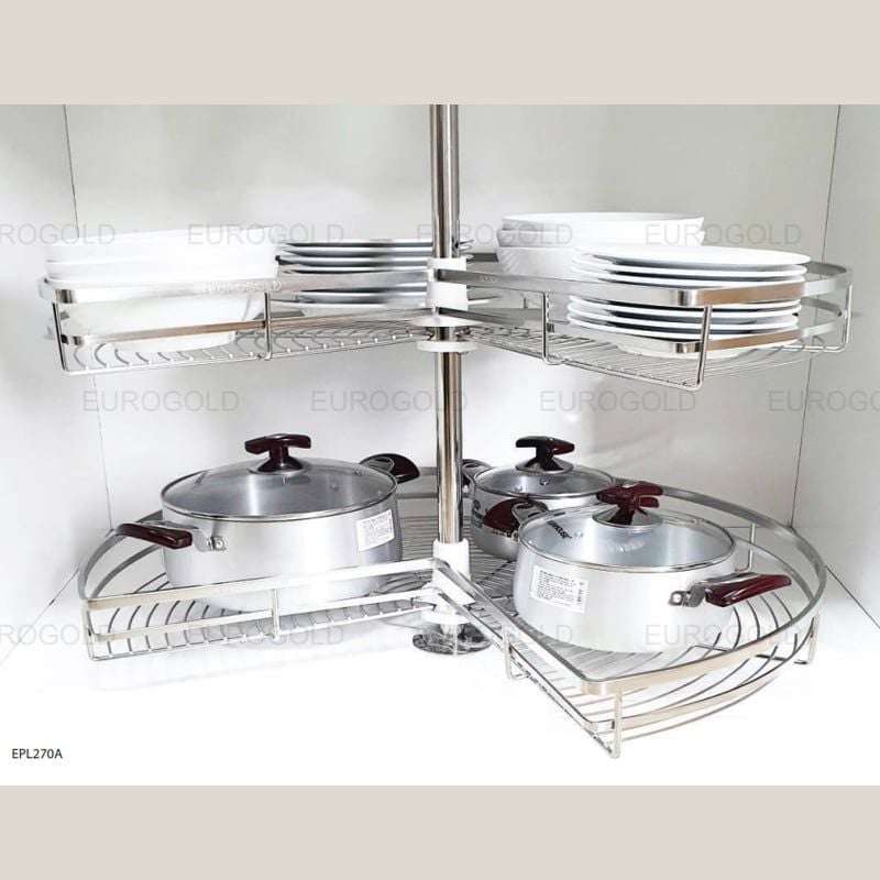 Mâm xoay 270 độ Eurogold EPL270A - Inox SUS304, 80cm