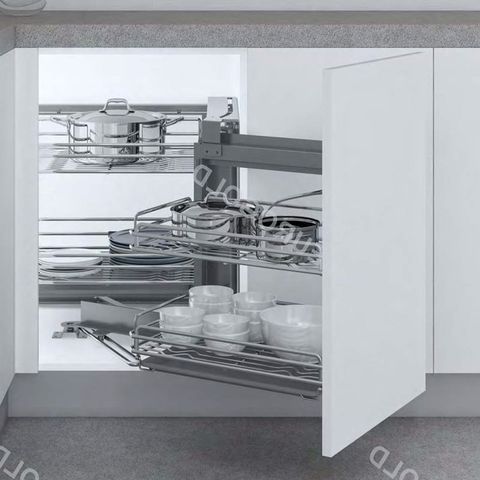 Giá góc liên hoàn Eurogold EPV102 - Inox SUS304, nan Oval, phải