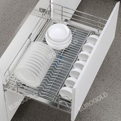 Giá xoong nồi bát đĩa Eurogold EPV6075F - Inox SUS304, nan Oval, 75cm