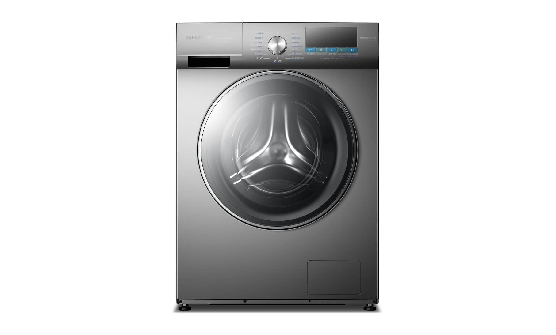 Máy giặt cửa trước Sharp 11 kg ES-FM110CB-DG