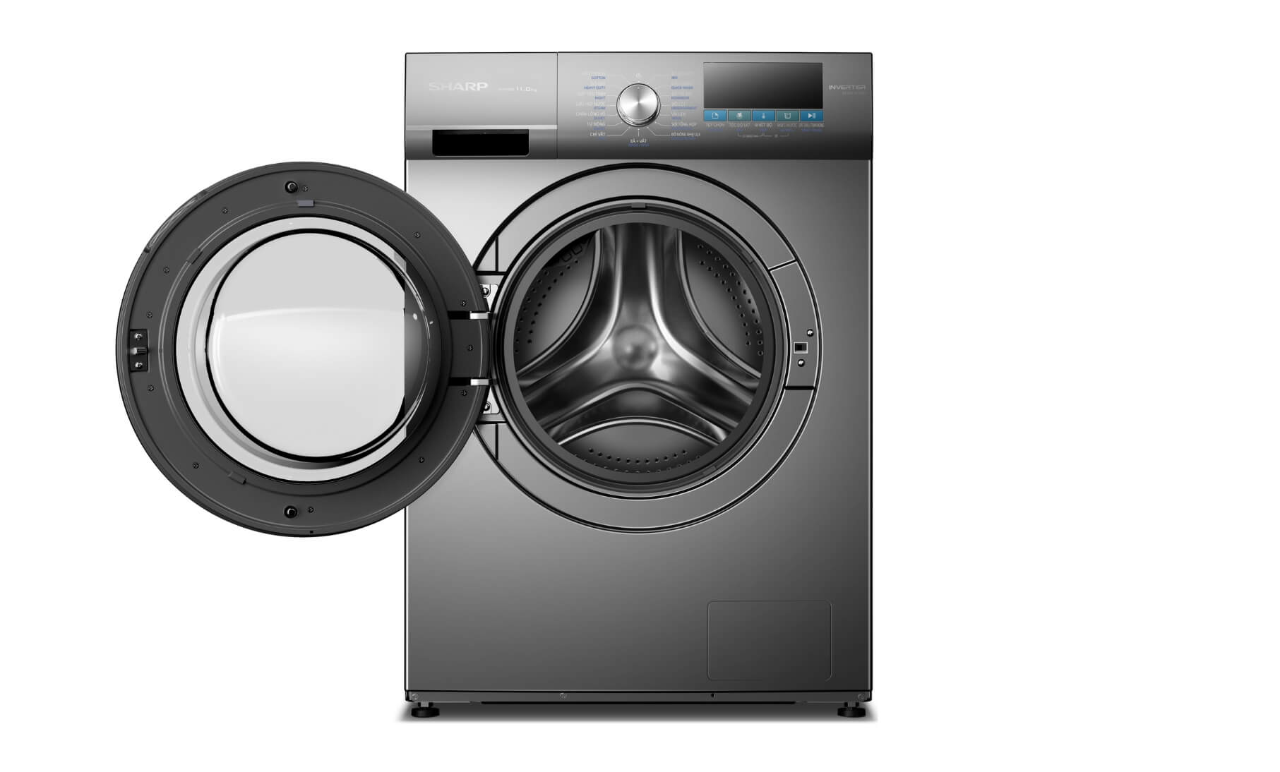Máy giặt cửa trước Sharp 11 kg ES-FM110CB-DG – ảnh 2