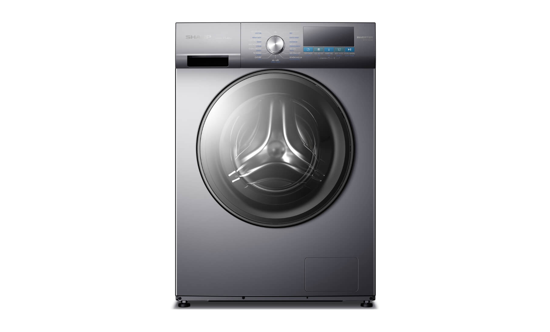 Máy giặt cửa trước Sharp 11 kg ES-FM110CB-SB