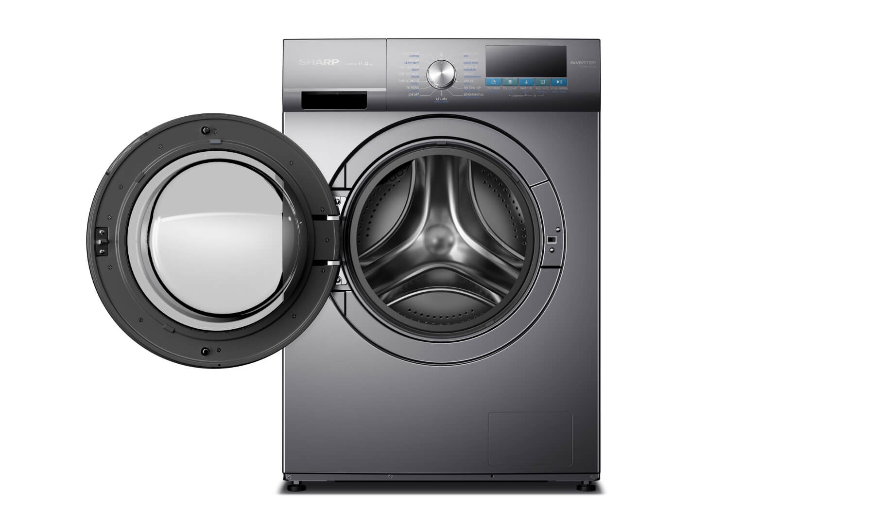 Máy giặt cửa trước Sharp 11 kg ES-FM110CB-SB – ảnh 2