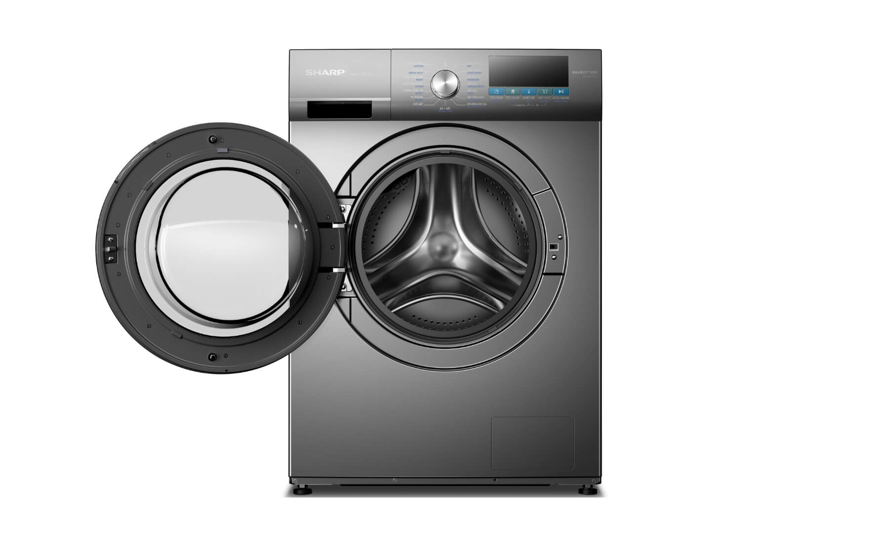 Máy giặt cửa trước Sharp 9 kg ES-FM90CB-DG – ảnh 2