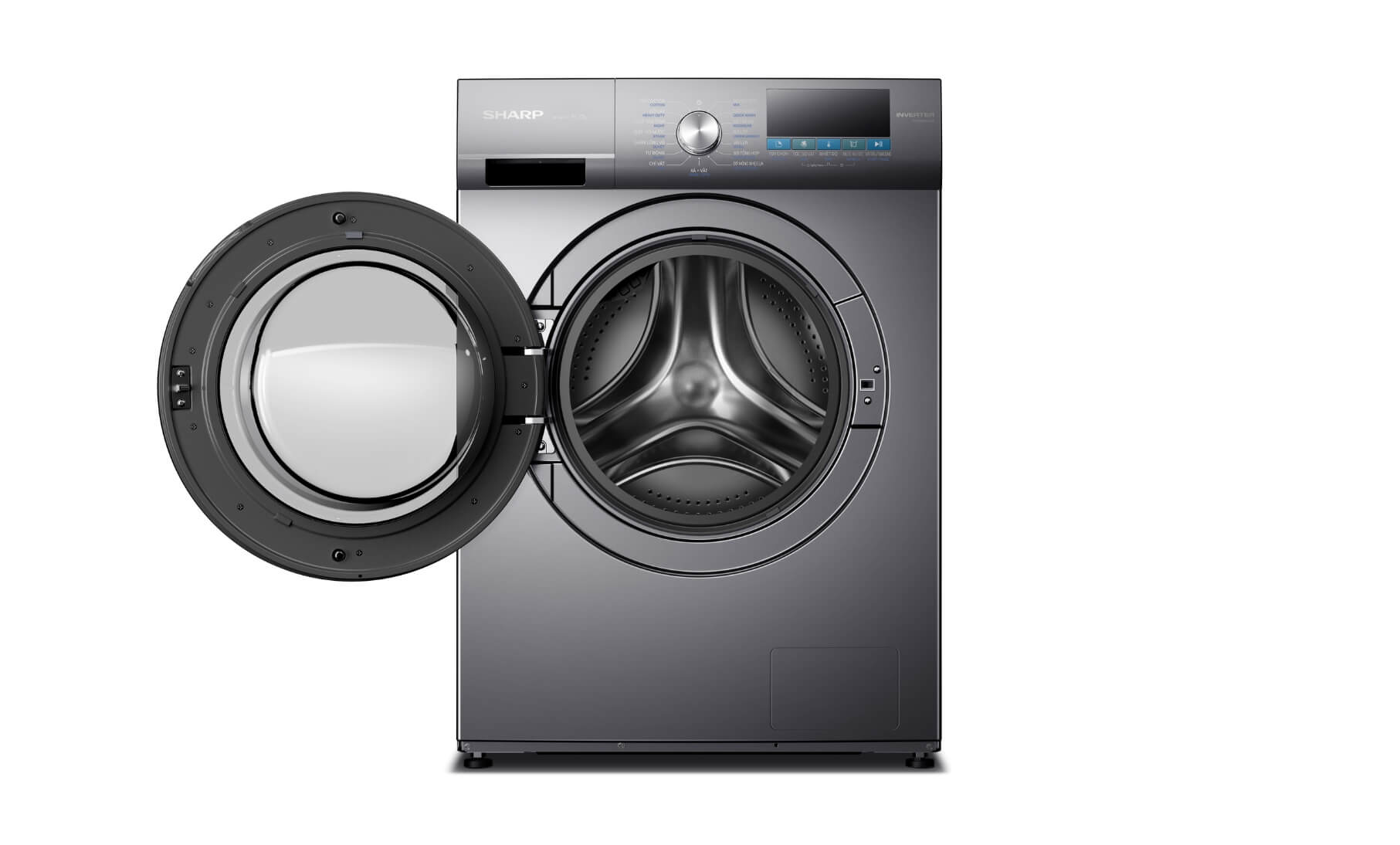 Máy giặt cửa trước Sharp 9 kg ES-FM90CB-SB – ảnh 2