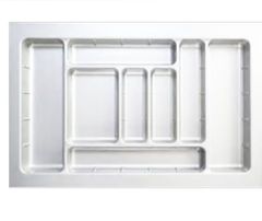 Khay chia thìa dĩa nhựa Eurogold ETW800 - màu trắng, 80cm