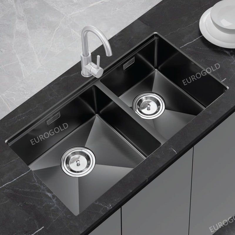 Chậu rửa bát Eurogold EUC28845GD - 880x450x230mm