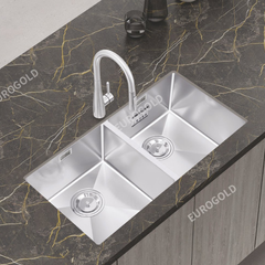 Chậu rửa bát Eurogold EUC28746EB - 870x460x230mm