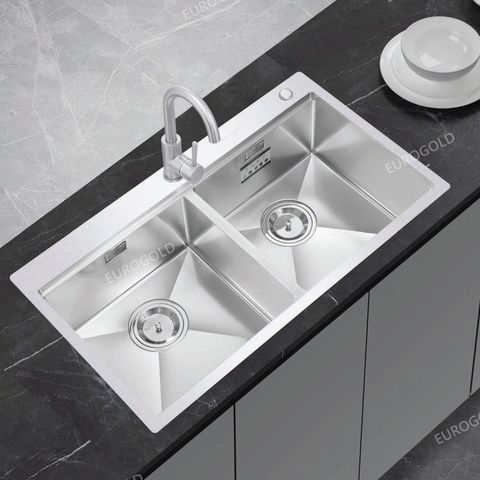Chậu rửa bát Eurogold EUC28850GA - 880x500x230mm