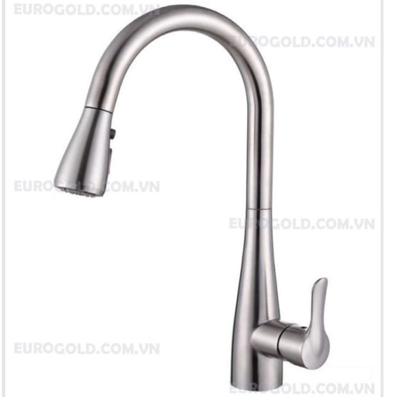 Vòi rửa bát dây rút Eurogold EVF119MR