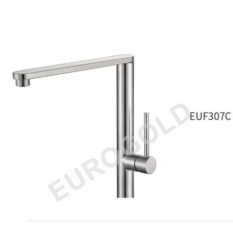 Vòi rửa bát Eurogold EUF307C - inox SUS304, bóng gương