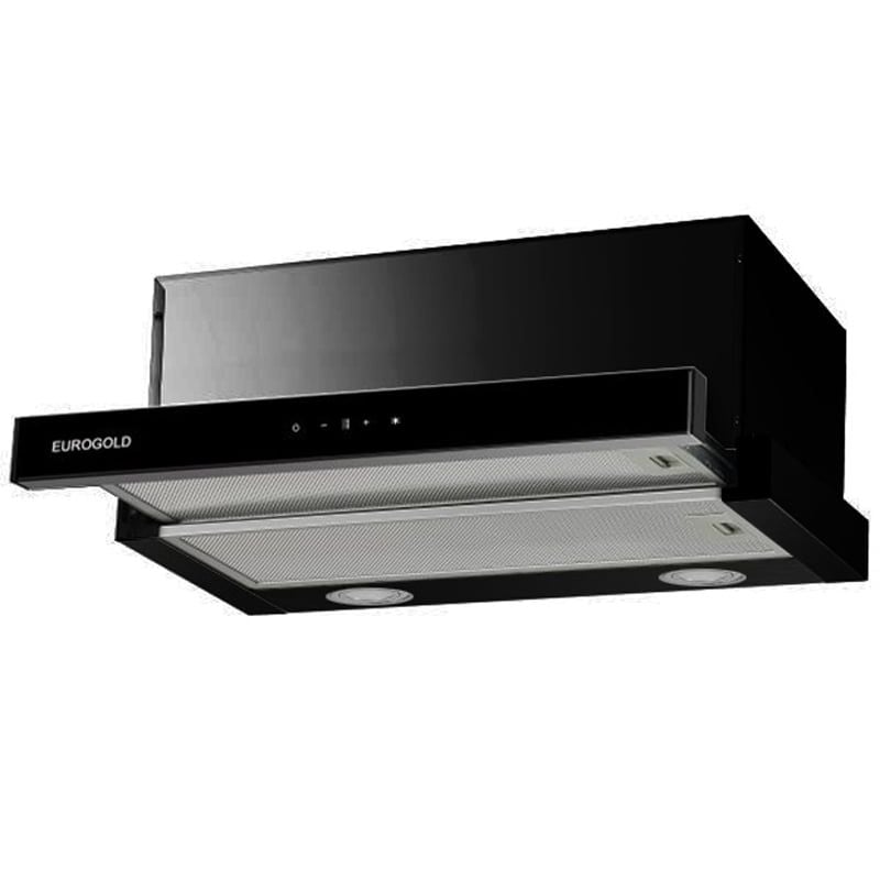 Máy hút mùi kéo rút Eurogold EUH02370B - màu đen, 70cm