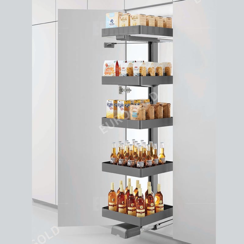 Tủ kho Eurogold EUM5045G - Nhôm sơn tĩnh điện, màu ghi, 45cm