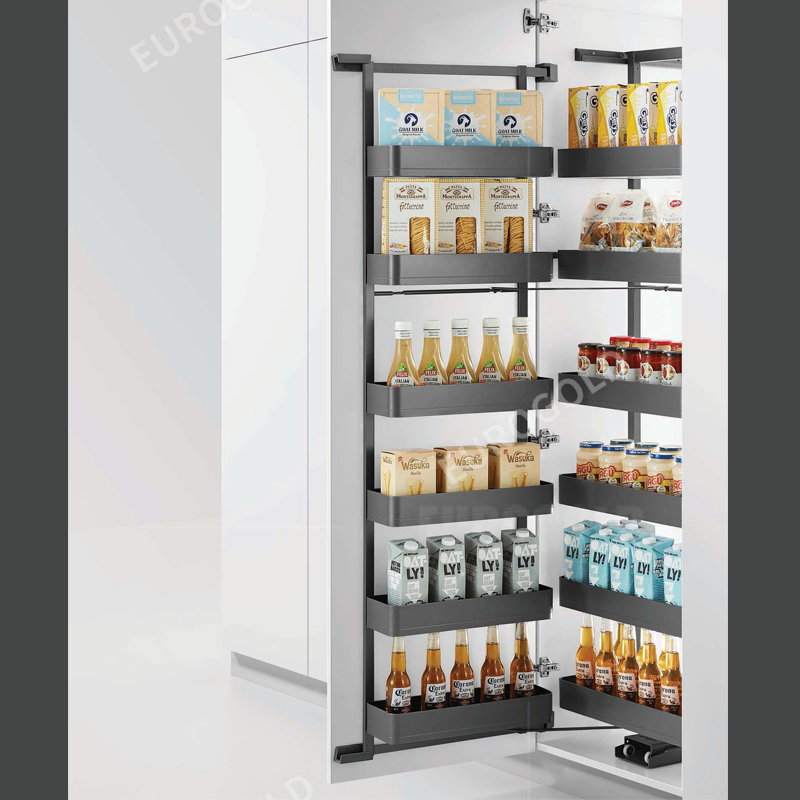Tủ kho Eurogold EUM6L450G - Nhôm sơn tĩnh điện, màu ghi đậm, 45cm
