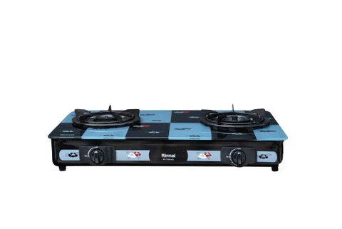 Bếp gas dương Rinnai RV-715Slim(GL-Pe) 716mm 2 lò nấu, mặt kính cường lực