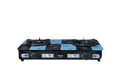 Bếp gas dương Rinnai RV-715Slim(GL-Pe) 716mm 2 lò nấu, mặt kính cường lực ảnh 1