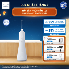 Máy tăm nước cầm tay công nghệ siêu âm Panasonic EW1511W451