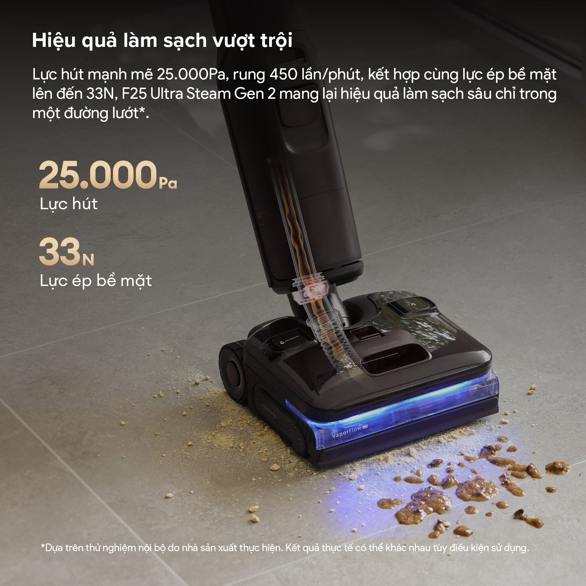 Máy hút bụi lau nhà Roborock F25 Pro Steam Gen 2 Combo – ảnh 6