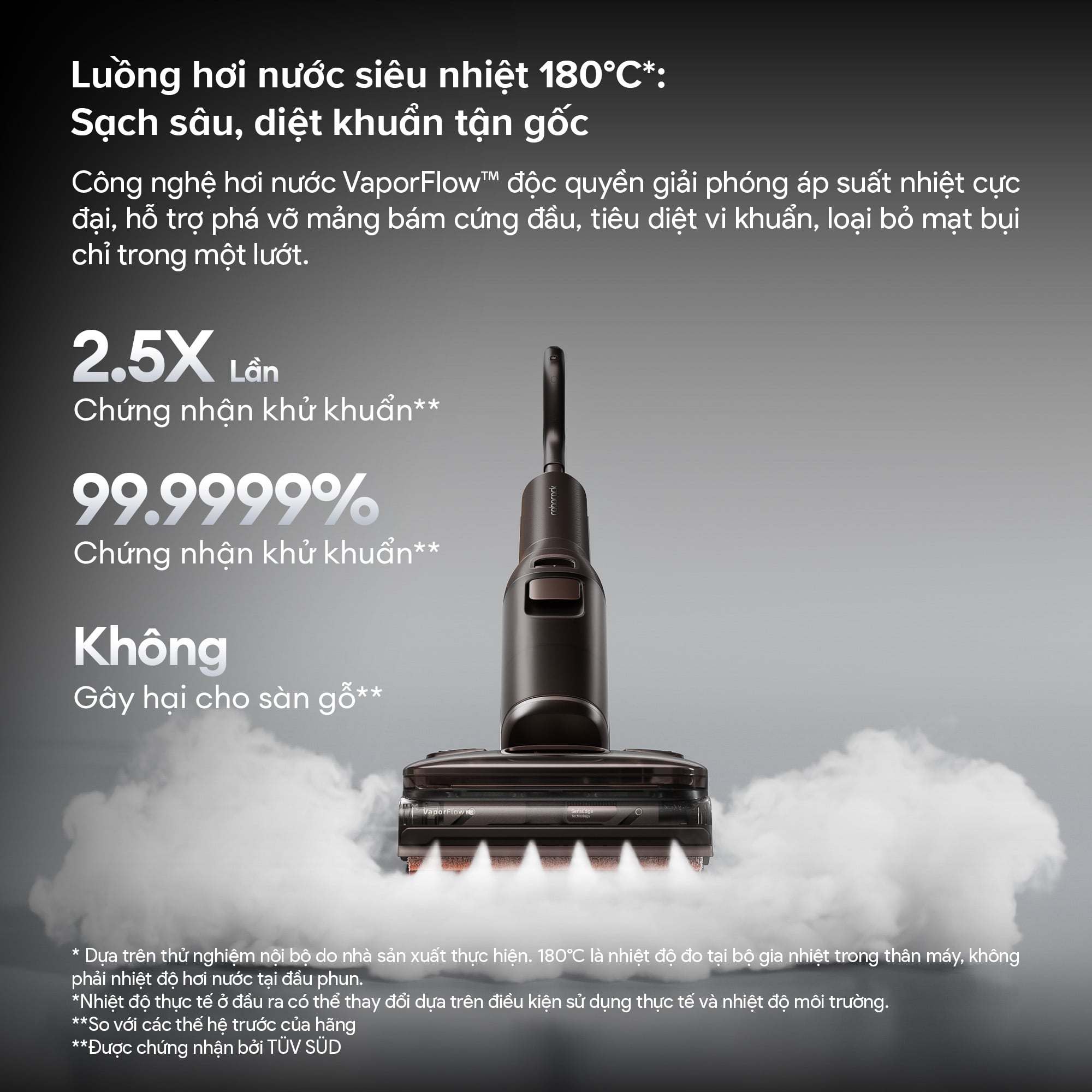 Máy hút bụi lau nhà Roborock F25 Ultra Steam Gen 2 – ảnh 4