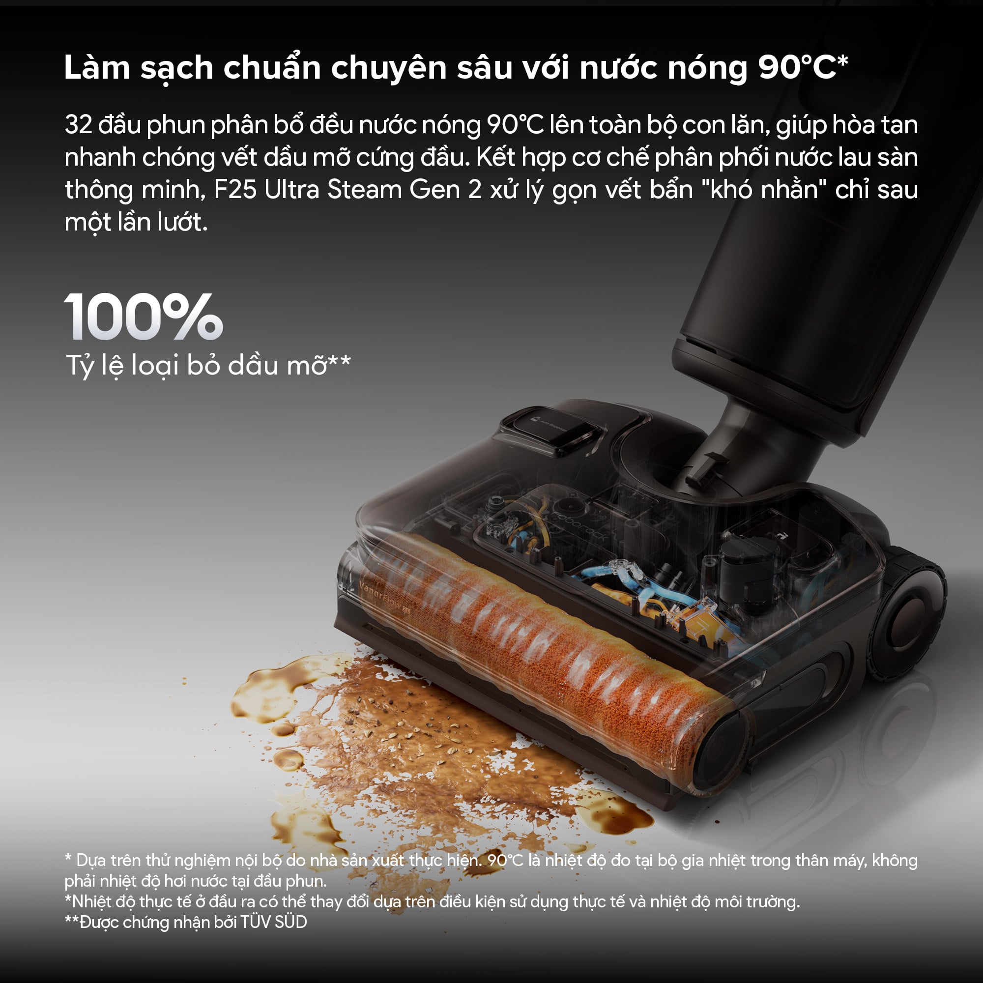 Máy hút bụi lau nhà Roborock F25 Ultra Steam Gen 2 – ảnh 5