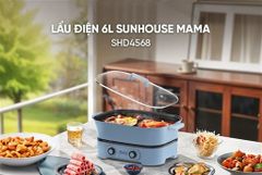 Lẩu điện 6L Sunhouse Mama SHD4568 ảnh 6