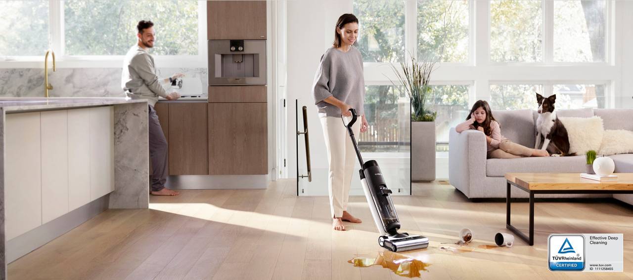 Máy hút bụi lau nhà Tineco Floor One S7 Pro con lăn tràn viền 2 bên – ảnh 2