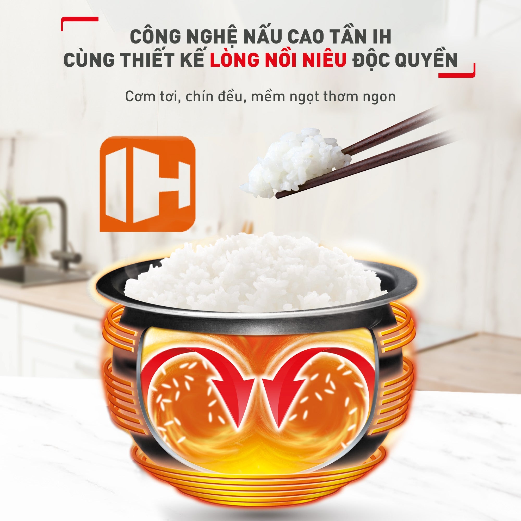 Nồi cơm cao tần Tefal mini RK604165 - 0.7L – ảnh 2