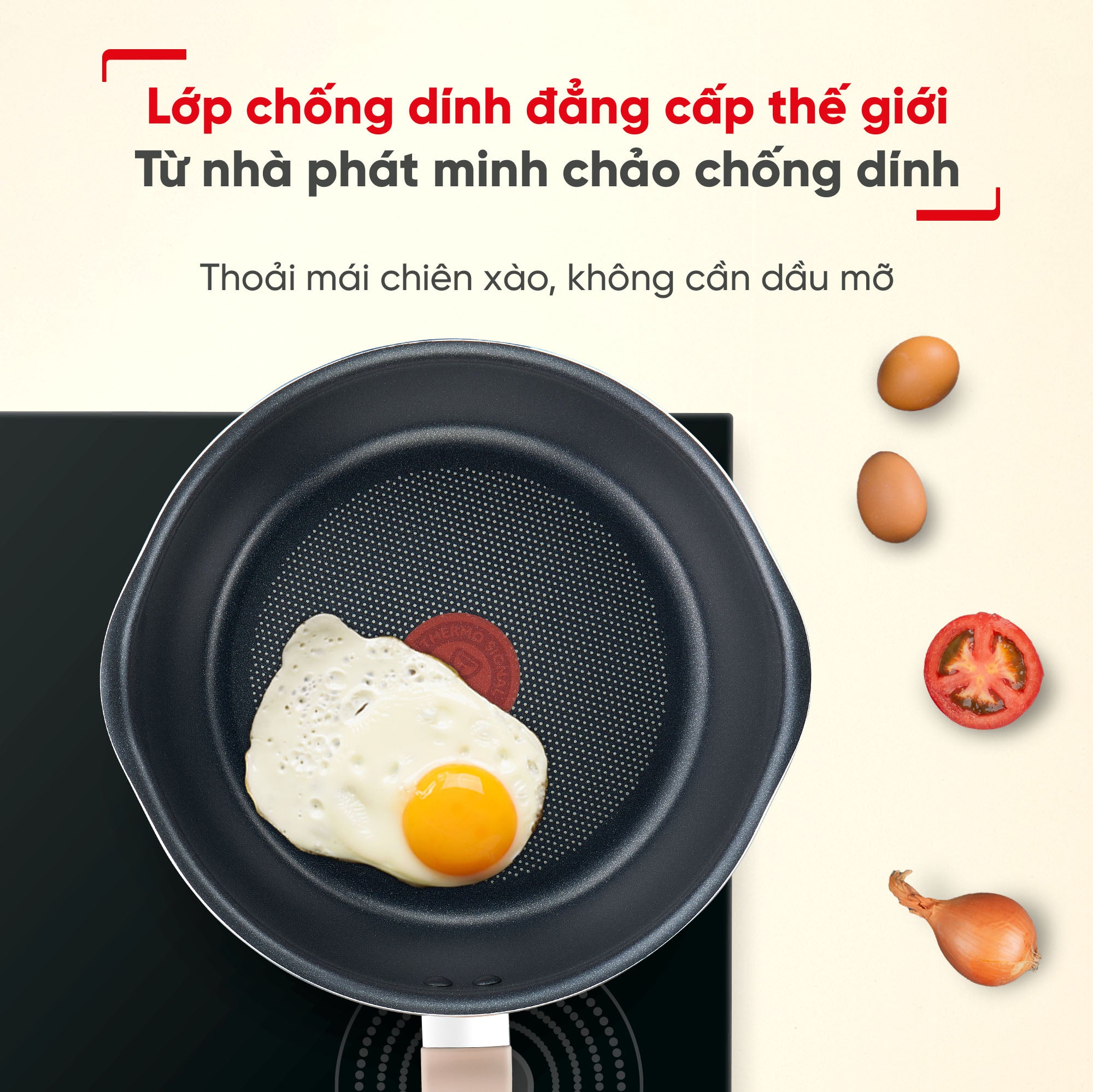 Chảo nồi có nắp đa năng 3 trong 1 Tefal - 24cm, đen/xanh/vanila – ảnh 3