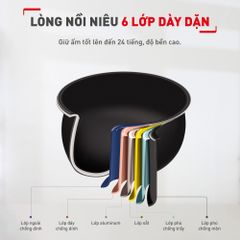 Nồi cơm cao tần Tefal mini RK604165 - 0.7L ảnh 3